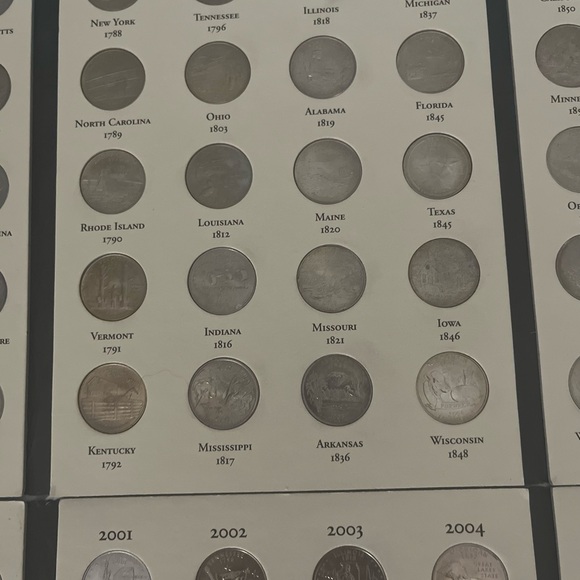 Lot of 4-commemorative quarters 1999-2008 Denver/ Philadelphia sets circulated - Picture 11 of 14